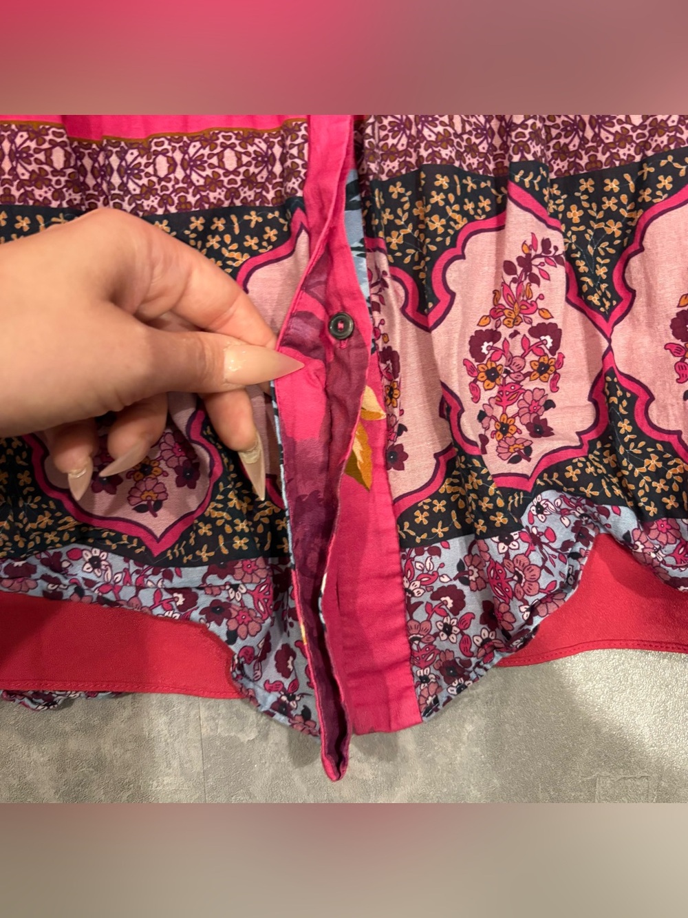 KOBI HALPERIN Hailey Rose Pink Floral Multi Wrap Dress Size XXL - Picture 3 of 8